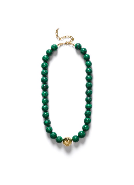 ANNI LU Malachite Dreams ketting verguld