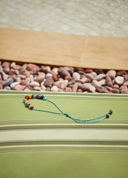 ANNI LU Poolside ketting  - detail 4 turquoise