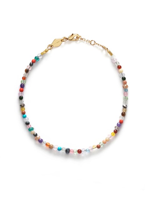 ANNI LU Precious Mix kralenarmband verguld
