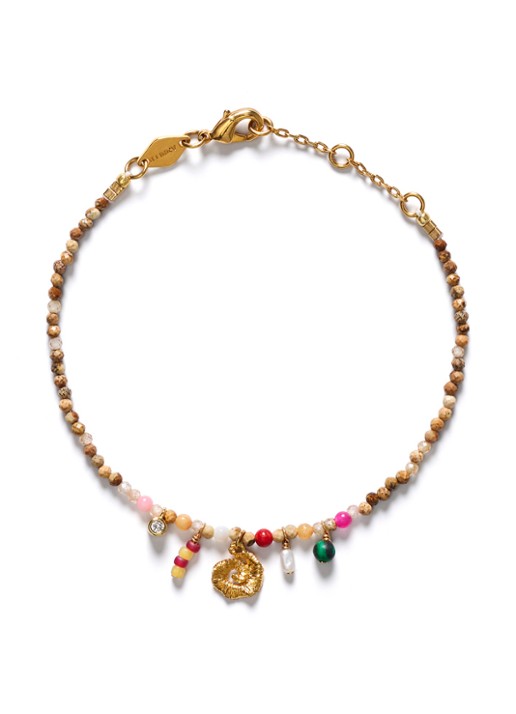 ANNI LU Sandy Harmony armband verguld