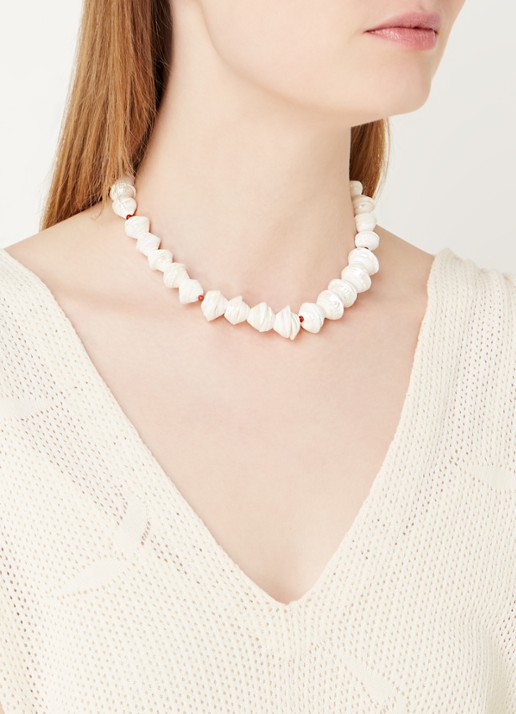 ANNI LU Seashell Smiles ketting  - voorkant 5 goud