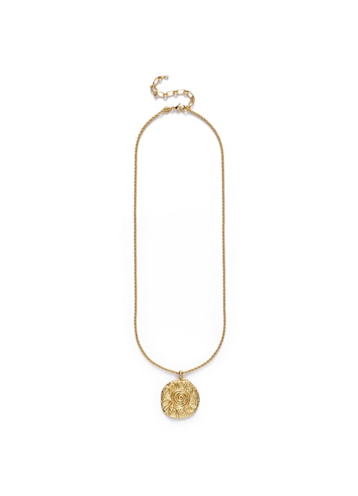 ANNI LU Sunny Side Up ketting verguld  - voorkant goud