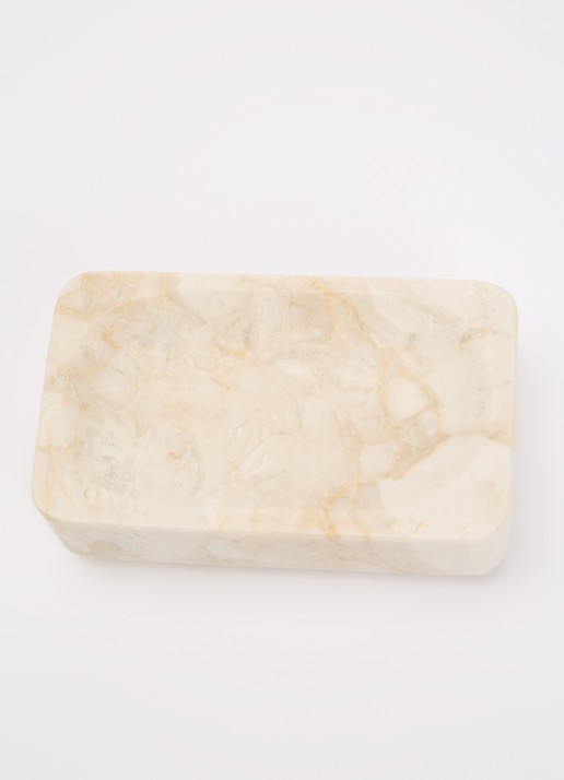 Aquanova Blake zeepbakje 10 cm - voorkant 2 beige
