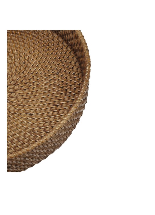 Aquanova Cino mand van rotan 30 cm - voorkant 2 bruin