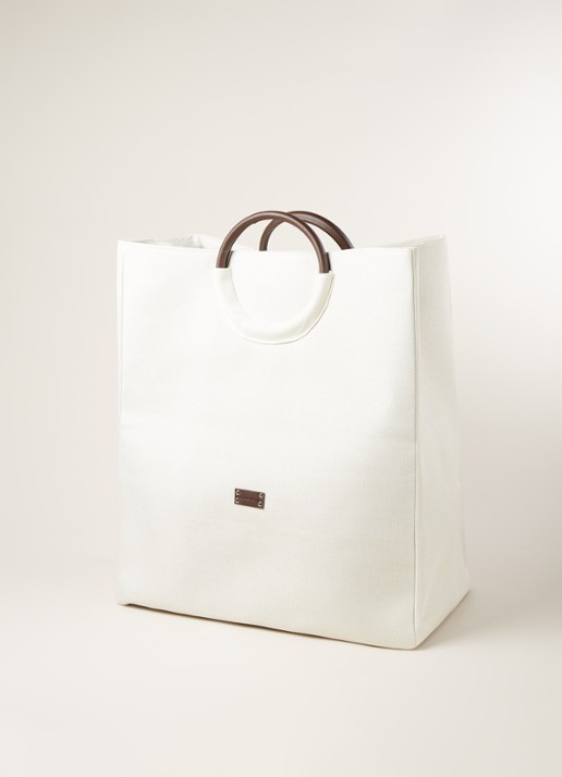 Aquanova Jada wasmand 48 cm - voorkant 2 ivoor