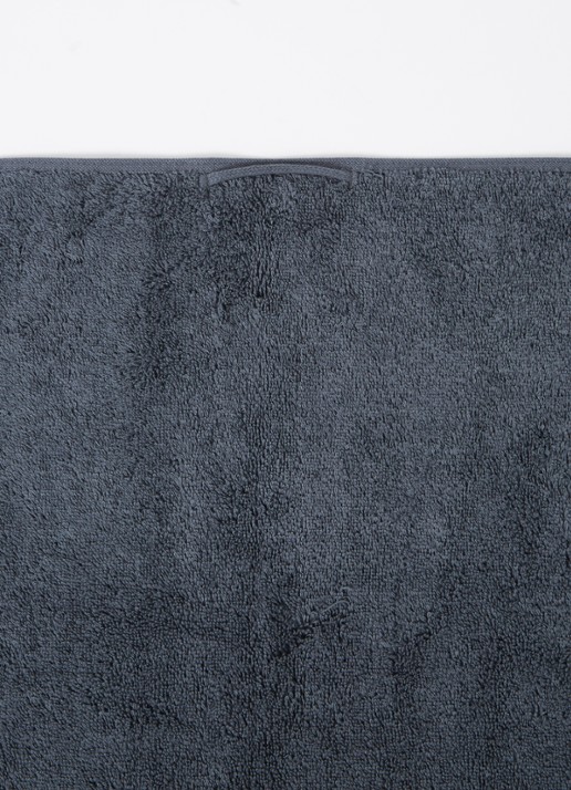 Aquanova London badhanddoek - 600 gr/m2 - 55 x 100 cm - detail 2 grijs