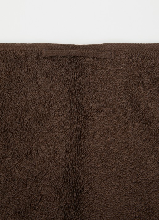Aquanova London badhanddoek - 600 gr/m² - 55 x 100 cm - voorkant 2 donkerbruin