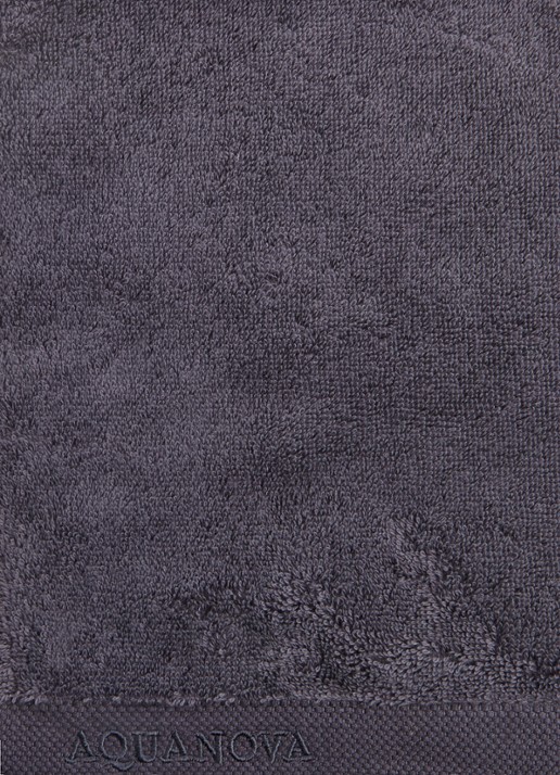 Aquanova London badlaken - 600 gr/m2 - 100 x 150 cm - detail 2 antraciet