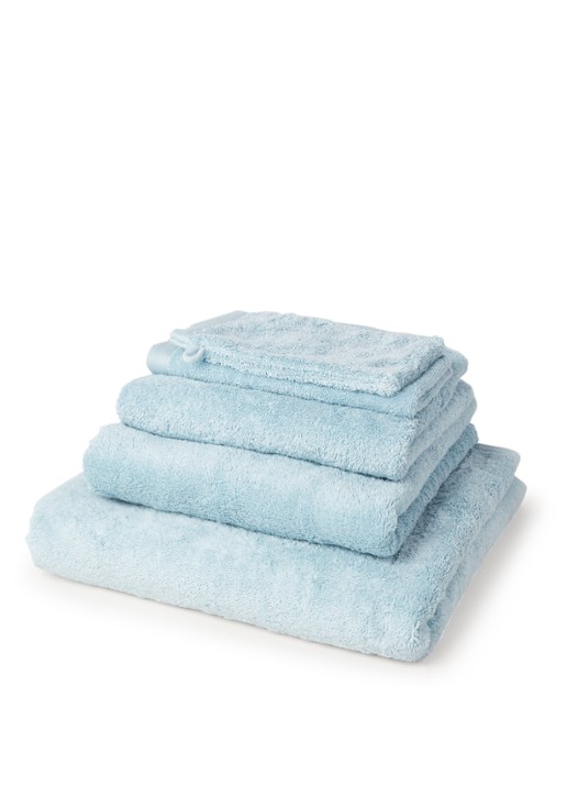 Aquanova London badlaken - 600 gr/m2 - 100 x 150 cm - voorkant lichtblauw