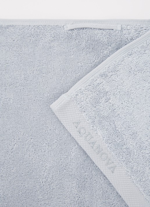 Aquanova London badlaken - 600 gr/m2 - 100 x 150 cm - detail lichtgrijs