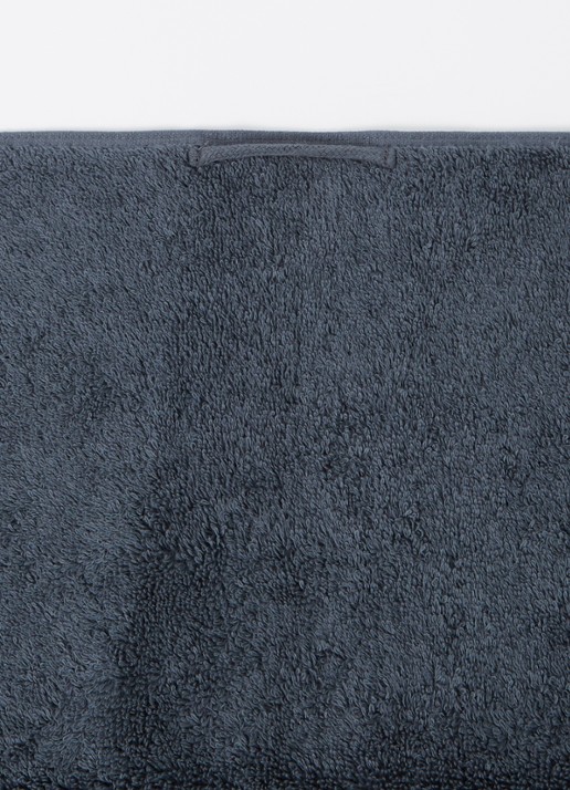 Aquanova London badlaken - 600 gr/m2 - 70 x 130 cm - detail grijs