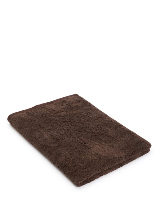Aquanova London badlaken - 600 gr/m² - 70 x 130 cm - voorkant 3 donkerbruin