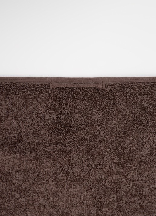 Aquanova London badlaken -  600 gr/m2 - detail bruin