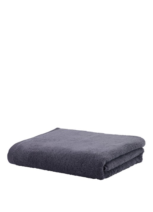 Aquanova London badlaken 70 cm x 130 cm - voorkant antraciet