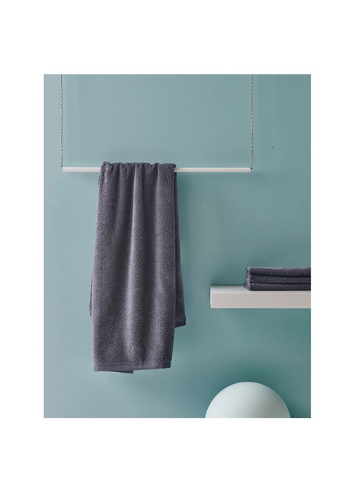 Aquanova London badlaken 70 cm x 130 cm - voorkant 2 antraciet