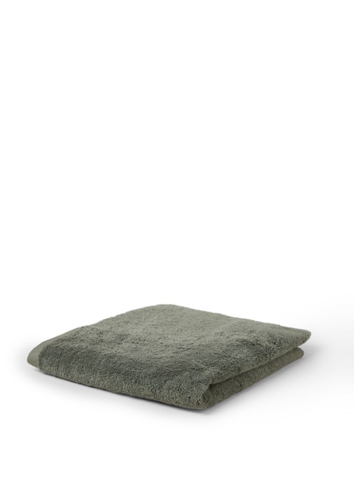 Aquanova London badlaken 70 cm x 130 cm - voorkant 2 legergroen