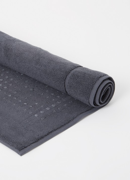 Aquanova London badmat 70 x 120 cm - voorkant 2 donkergrijs