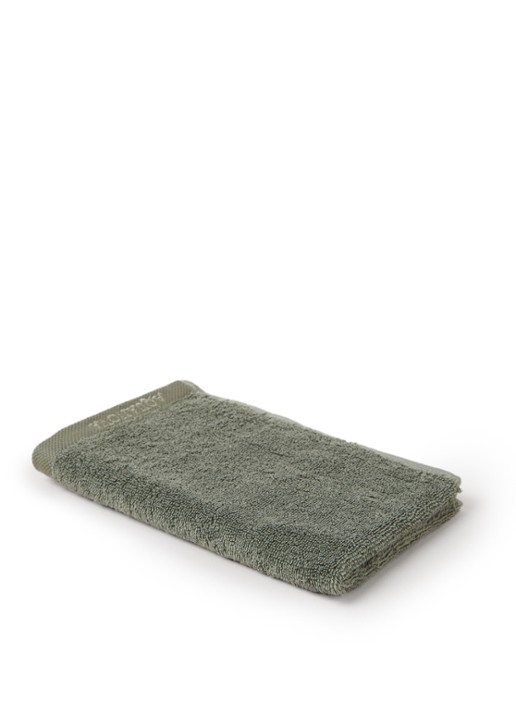 Aquanova London gastendoek 30 cm x 50 cm - voorkant legergroen