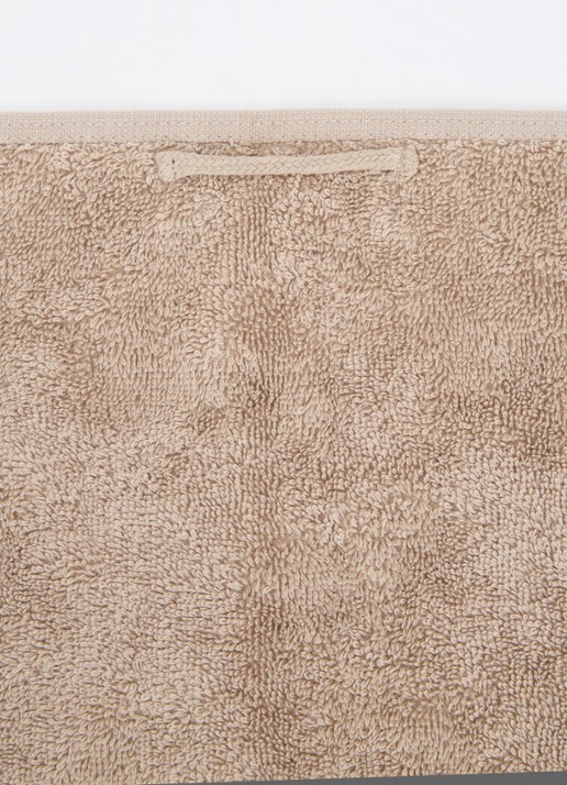 Aquanova London gastendoek - 600 gr/m2 -  30 x 50 cm - detail beige
