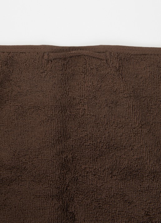 Aquanova London gastendoek - 600 gr/m2 -  30 x 50 cm - voorkant 2 donkerbruin