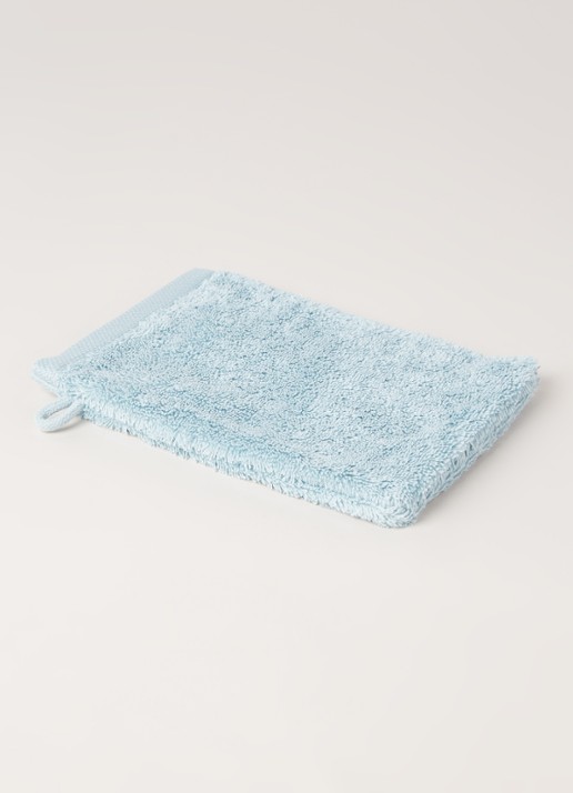 Aquanova London washand 16 x 22 cm - voorkant 3 lichtblauw