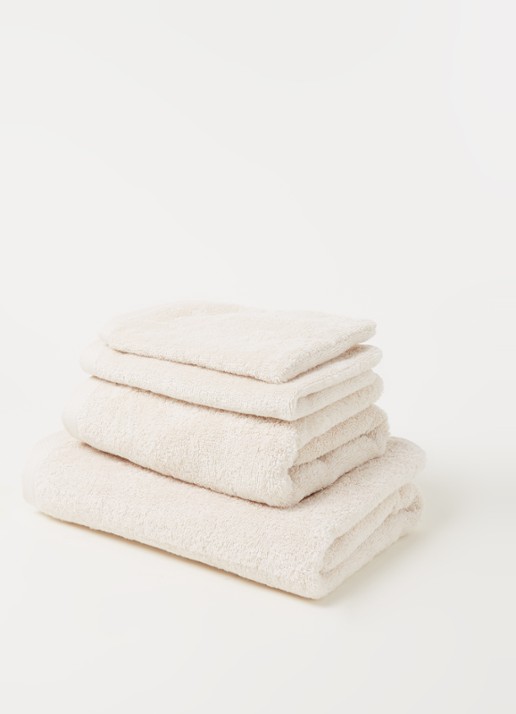 Aquanova London washand - 600 gr/m² - 16 x 22 cm - voorkant 2 gebroken wit