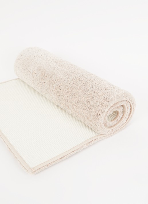 Aquanova Mauro badmat 70 x 120 cm - voorkant 2 beige
