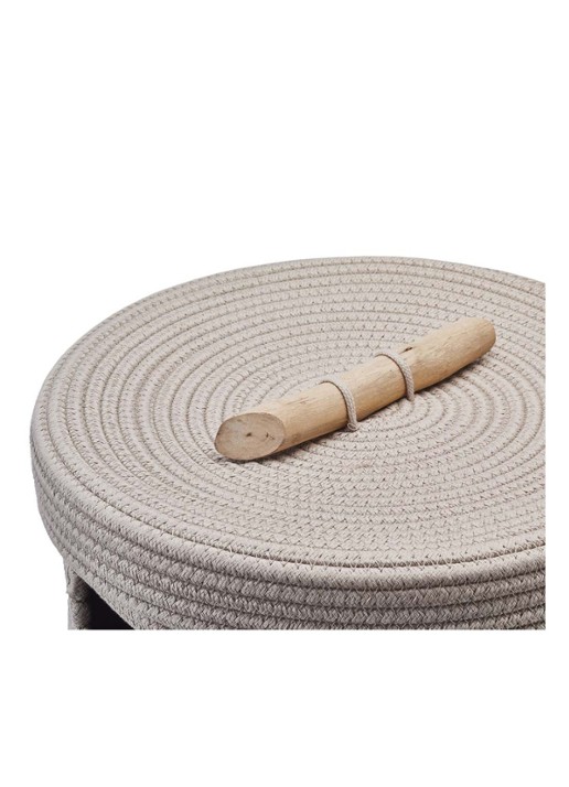 Aquanova Otis wasmand 55 cm - detail 3 lichtgrijs
