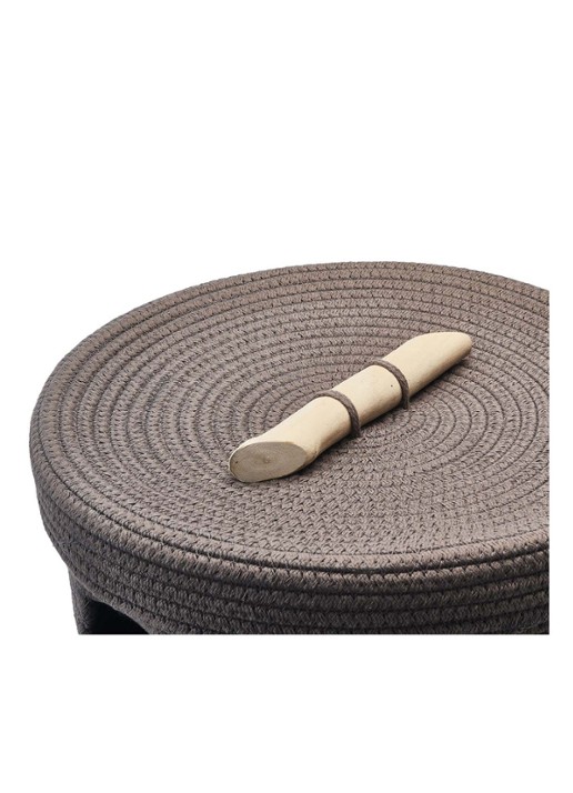 Aquanova Otis wasmand 55 cm - detail 5 donkerbruin