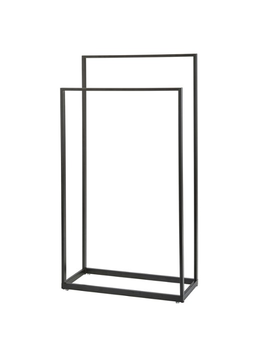 Aquanova Yuri handdoekenrek 89 cm - voorkant zwart