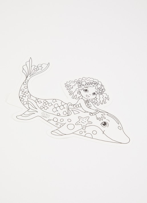Ara Creative Mermaids opblaasbare kleurplaat set van 2 - detail 2 multicolor