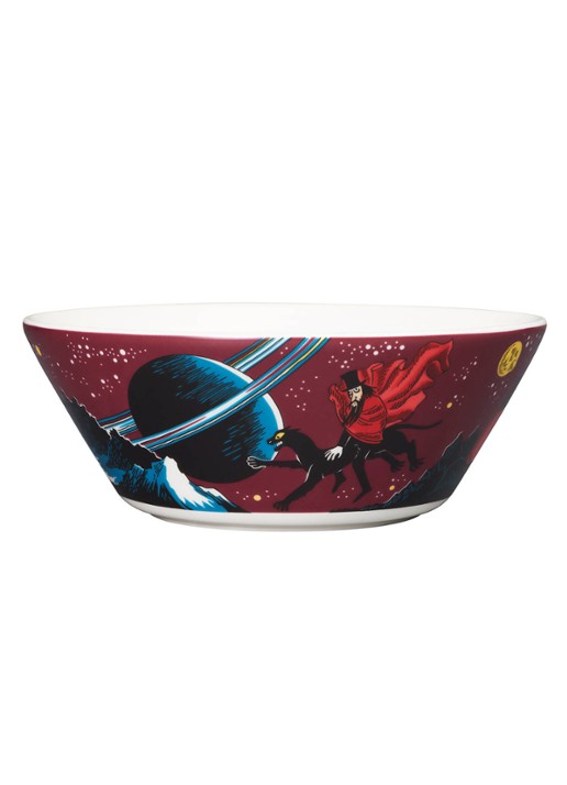 Arabia Hobgoblin kom 15 cm - voorkant 2 aubergine