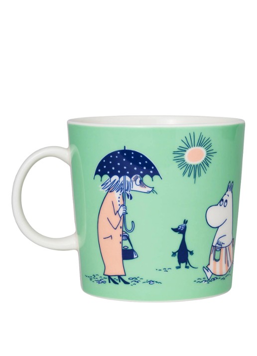 Arabia Moomin ABC I mok 40 cl - voorkant 2 groen
