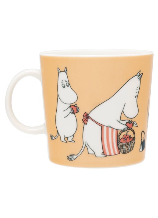 Arabia Moomin ABC X mok 40 cl - voorkant 2 beige