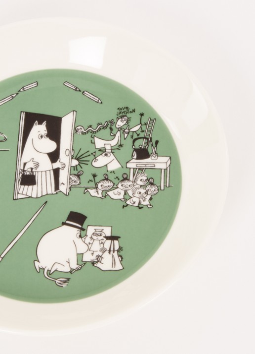 Arabia Moomin Collector's Plate 7/10 ontbijtbord 19 cm set van 2 - detail 3 multicolor