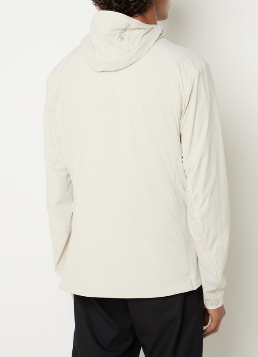 Arc'teryx Atom windjack met ritszakken en capuchon - achterkant 4 beige