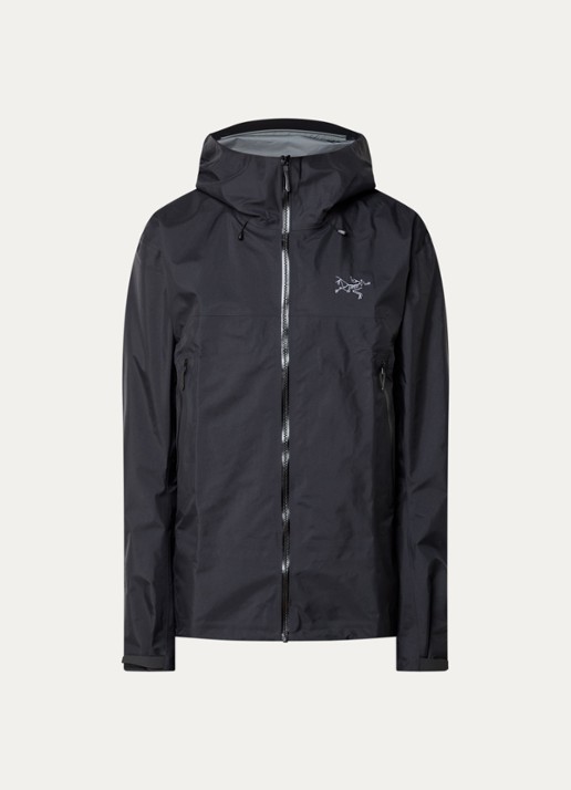 Arc'teryx Beta Gore-Tex jack met capuchon en ritszakken - voorkant 3 zwart
