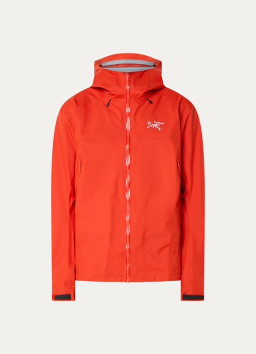 Arc'teryx Beta Gore-Tex jack met capuchon en ritszakken - voorkant 3 rood