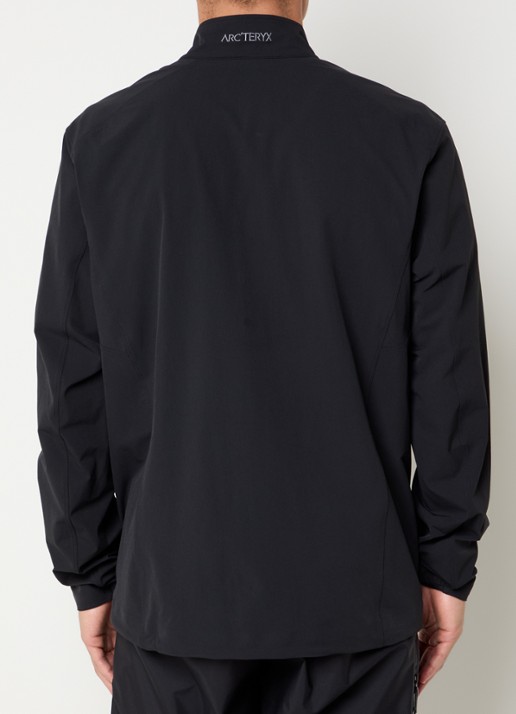 Arc'teryx Gamma windjack met logoborduring en ritszakken - achterkant zwart