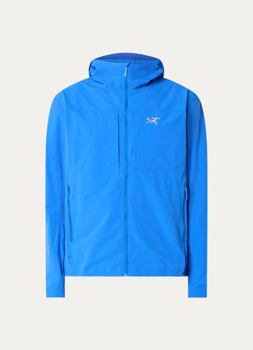 Arc'teryx Gamma windjack met logoborduring en ritszakken - voorkant 3 donkerblauw
