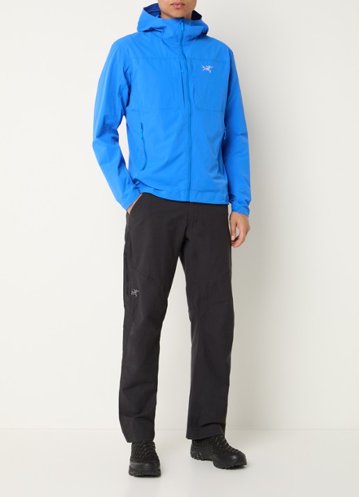 Arc'teryx Gamma windjack met logoborduring en ritszakken - voorkant 4 donkerblauw