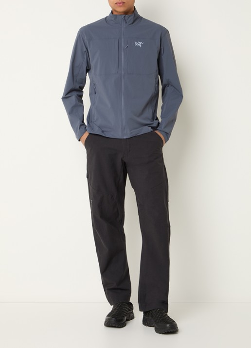 Arc'teryx Gamma Windjack met logoborduring en ritszakken - voorkant 2 beige