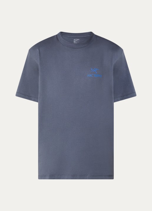 Arc'teryx Kragg T-shirt met logo- en backprint - voorkant 3 antraciet