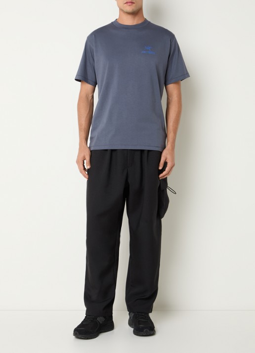 Arc'teryx Kragg T-shirt met logo- en backprint - voorkant 4 antraciet