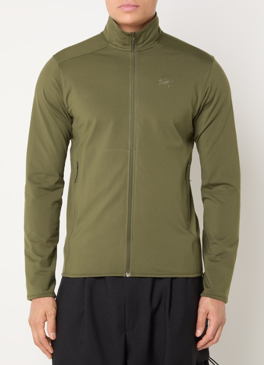 Arc'teryx Kyanite sweatvest met ritszakken en logoborduring