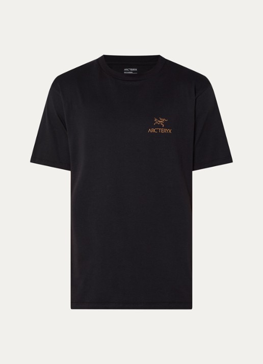 Arc'teryx T-shirt met logo- en backprint - voorkant 2 zwart
