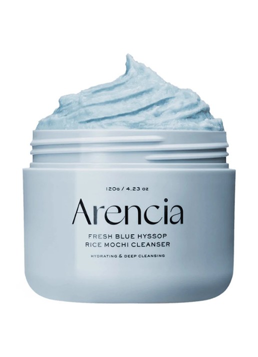 Arencia Fresh Royal Blue Hyssop Rice Mochi Cleanser - reinigingsschuim