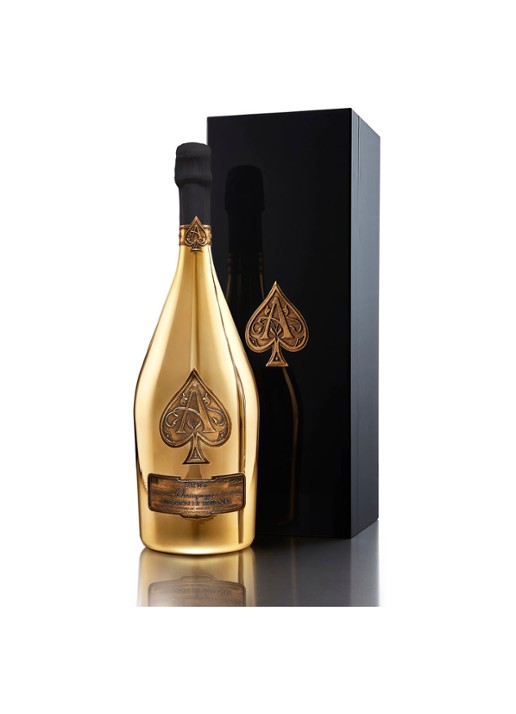 Armand de Brignac Champagne Ace of Spades Brut Gold Magnum in geschenkverpakking 1,5 liter - voorkant undefined