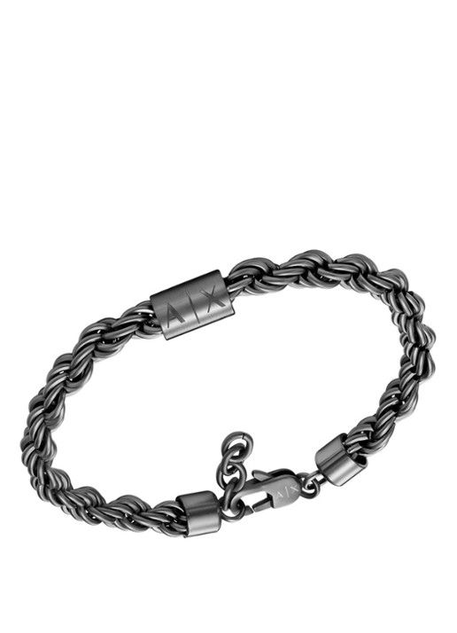Armani Armband AXG0164060 - detail 2 antraciet