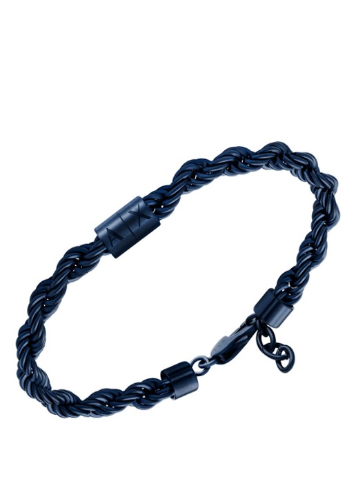 Armani Armband AXG0165470 - detail 2 donkerblauw